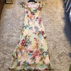 Long floral dress